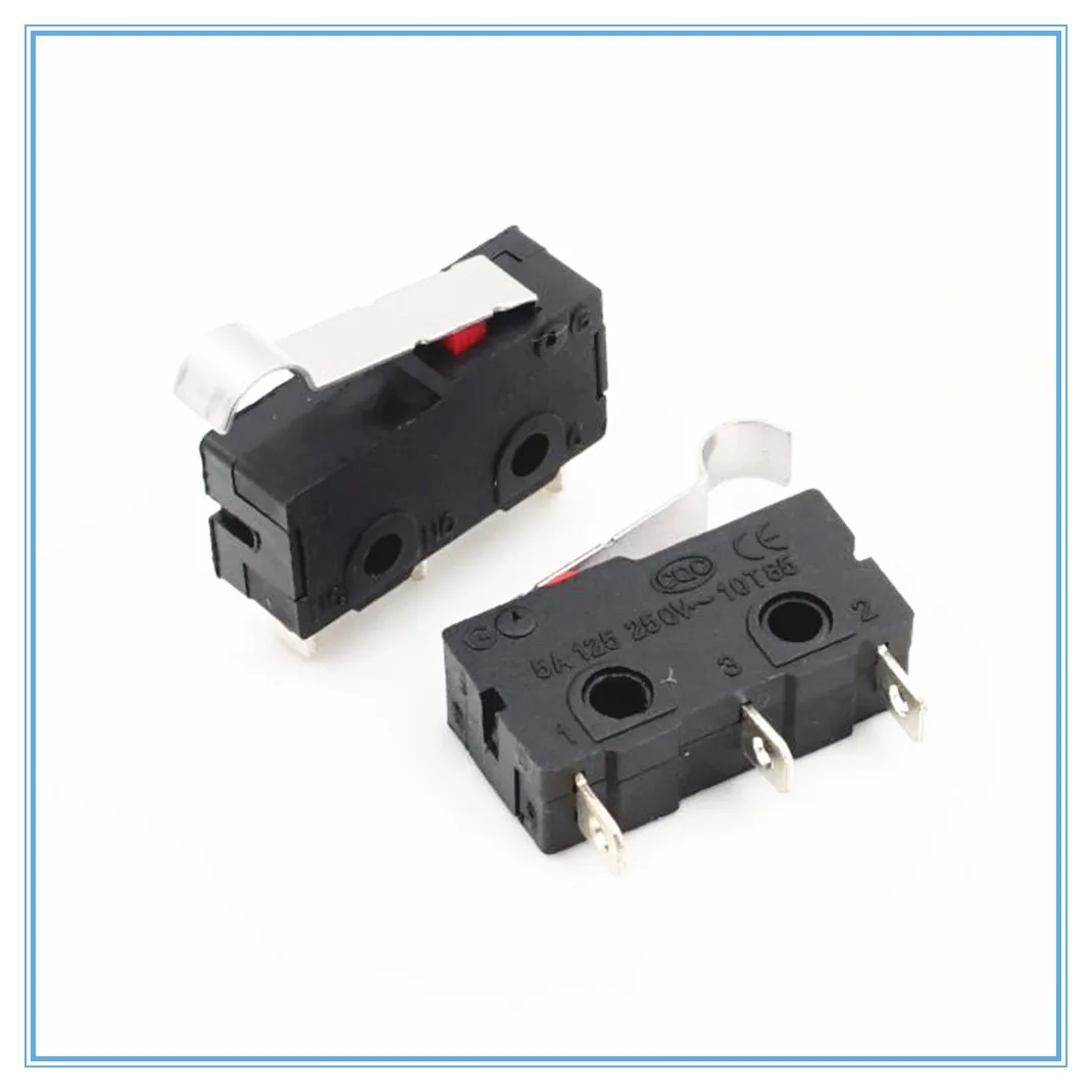 

10 шт. мини микро концевой рычаг SPDT Snap Action LOT 5A125 250V
