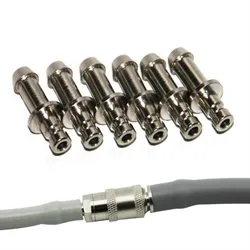 10PCS/Lot NIBP CUFF Plug Hose Self-Joint Locking Spring NIBP Cuff Connector Metal Male Connector, Air Hose/Tube Connector