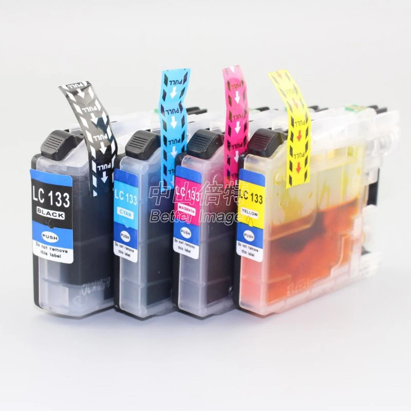 INK WAY chipped  ink cartridge LC133  for Brother MFC-J4410DW MFC-J4510DW  MFC-J4710DW MFCJ470DW MFC-J6920DW  DCP-J152W