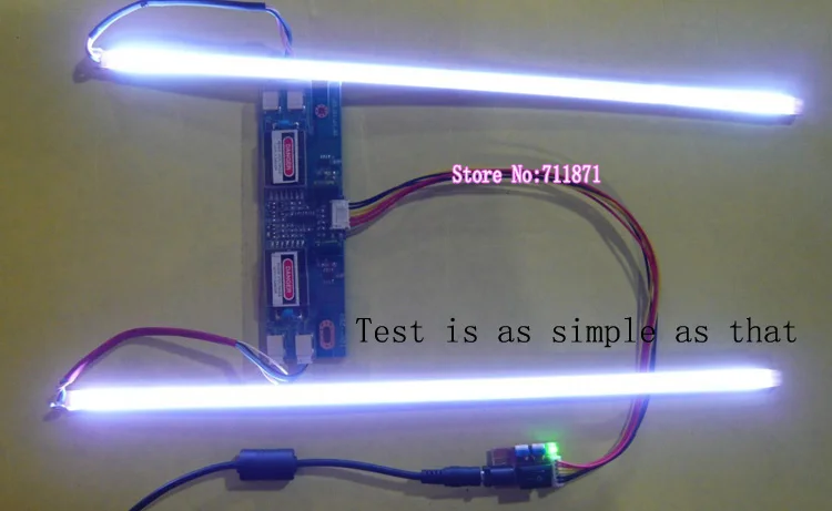 LCD tube LED Backlight tester LCD inverter tester Don't need the LCD driver board test the tube inverter LED Backlights