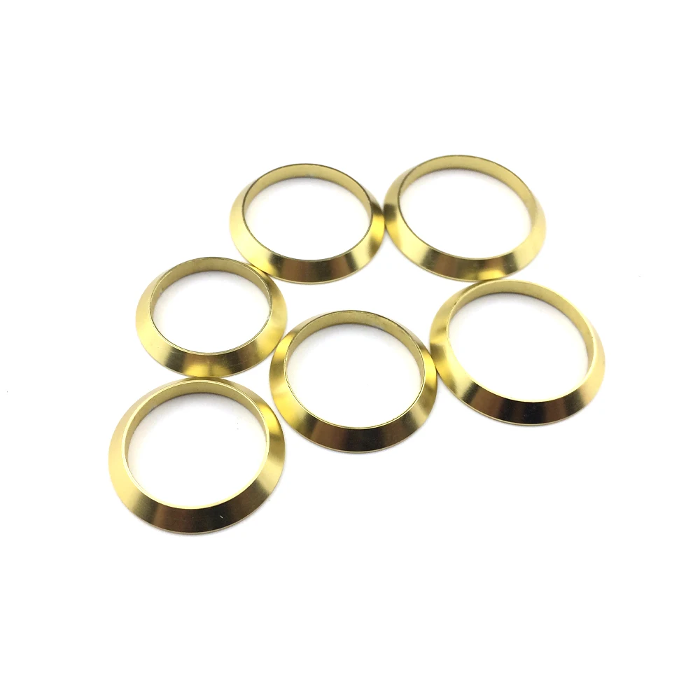 NooNRoo Dekorative ring Trim ring für angelrute wicklung überprüfen DIY Angelrute aluminium teil Reparatur komponenten mix größe