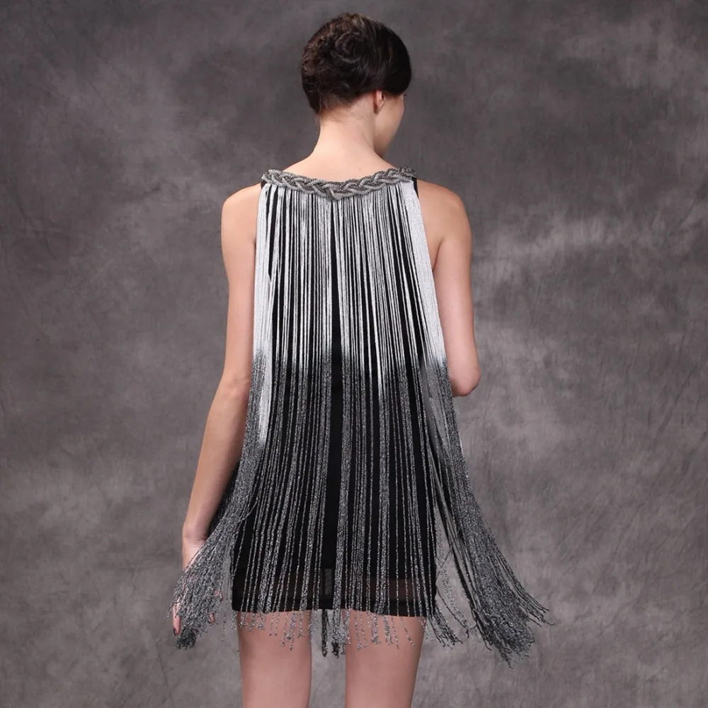 Latin Dance Dress Ballroom Dance Dress Samba Costume for Women Sexy Salsa Dresses with Tassels Latin Skirt