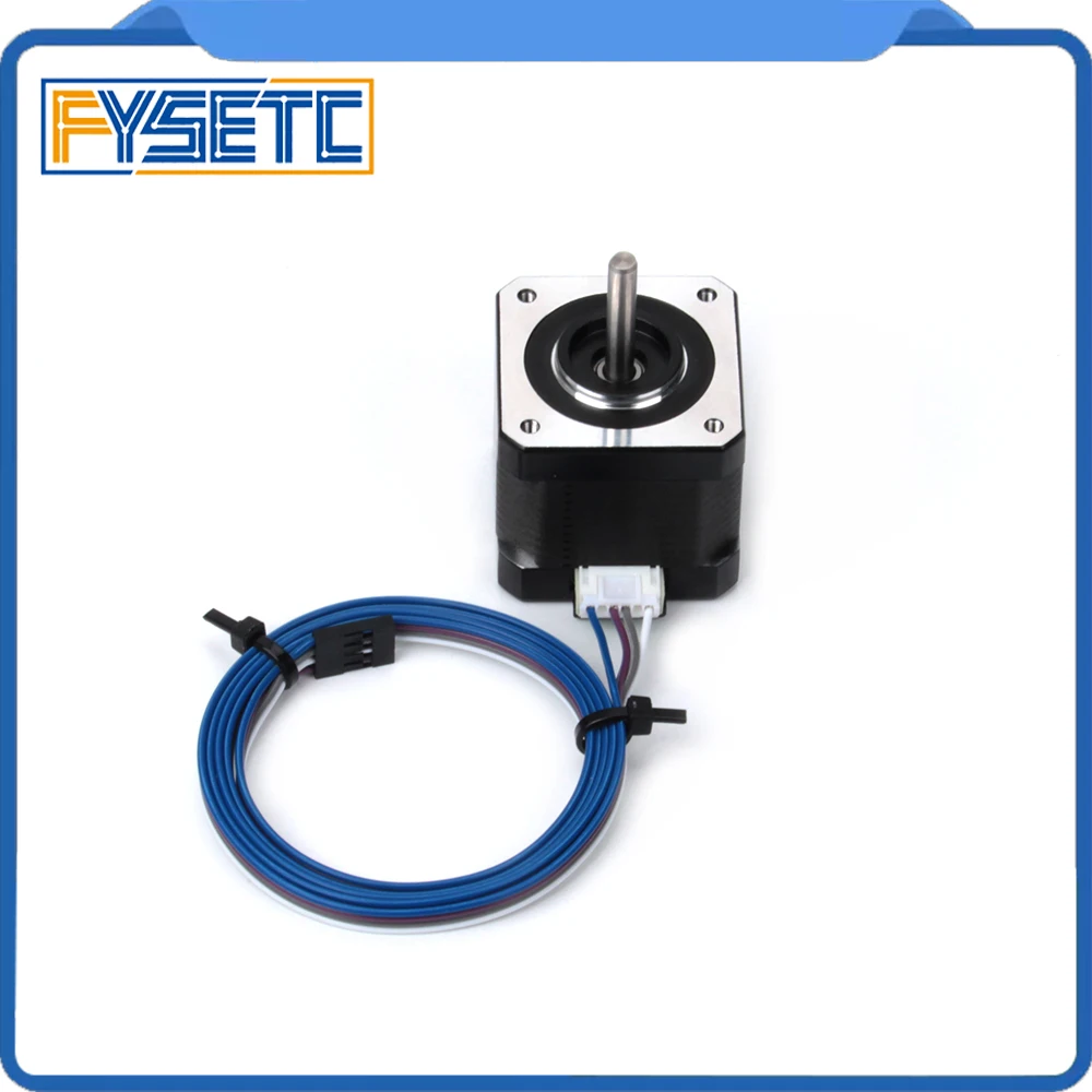 2pcs Nema 17 Stepper Motor 42 Motor 1.5A 2 Phase 4 Wires 1.8 Degree With Cable For Extruder CNC Prusa I3 MK3 TEVO Tornado