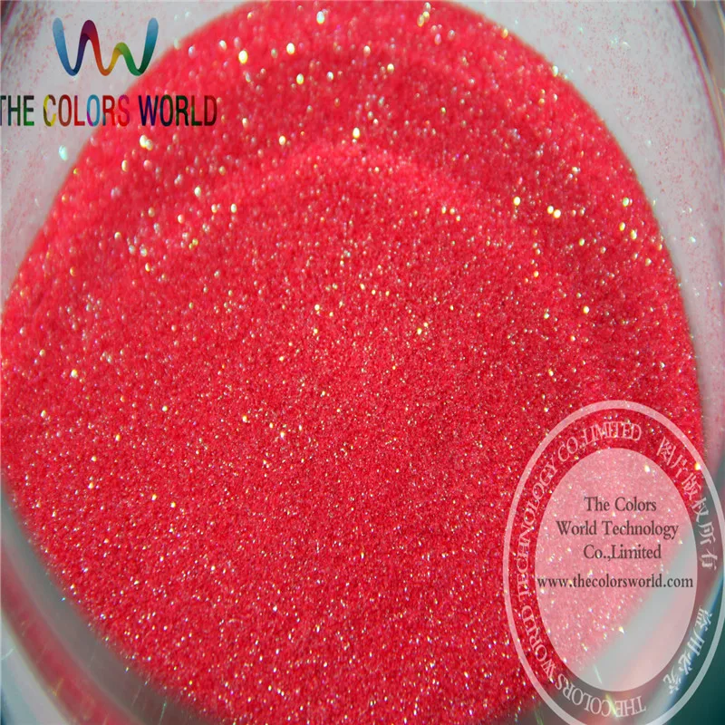 

TCH1696 wholesale 0.1mm 004 size Shinning Rainbow Red Iridescent Color fine Glitter Powder