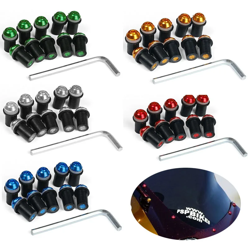 For Honda CBR1000RR 2008 2009 2010 2011 CBR 1000 RR CBR1000 Double bubble motorcycle Injection windshield windscreen Bolt Screws