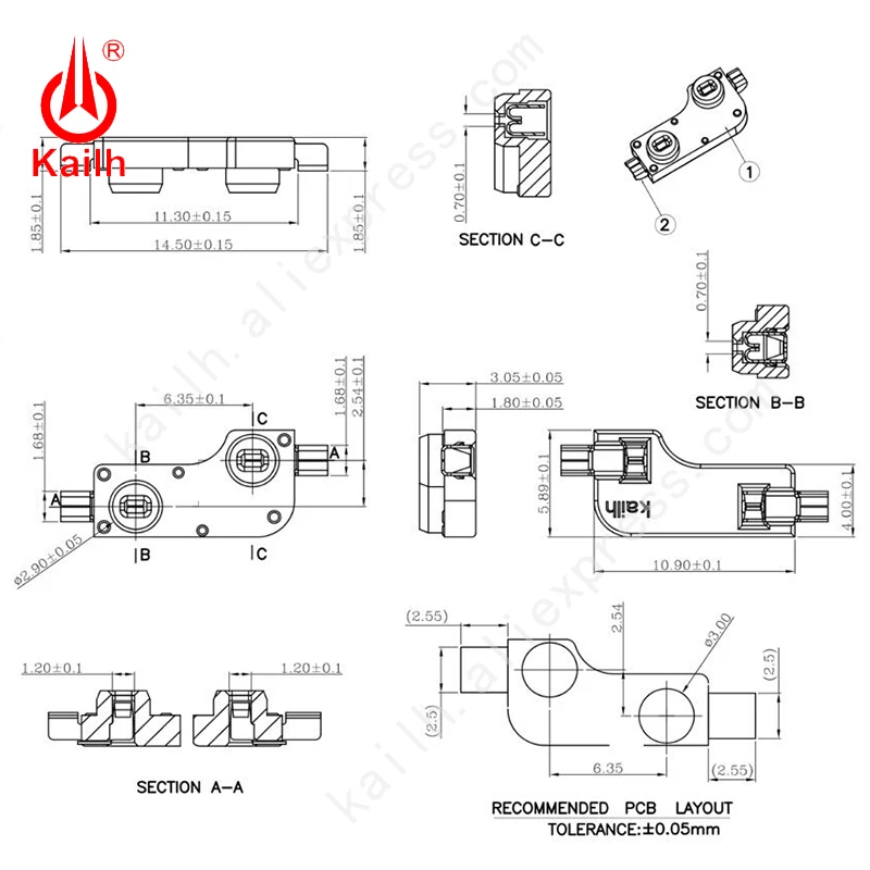 hot swap Socket Mechanical keyboard switches Kailh PCB DIY Base modification for replacing switches from the keyboard easily