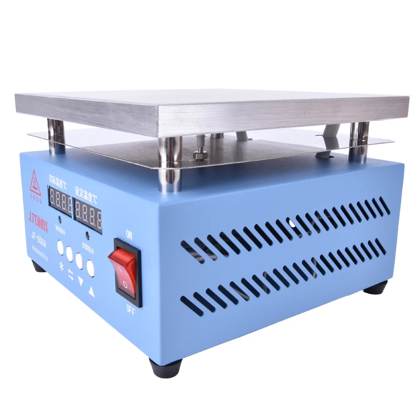 Mini JF-956A Preheat Station 200 * 200 MM Digital Constant Temperature Heating Platform for Mobile Phone LCD Screen Repair