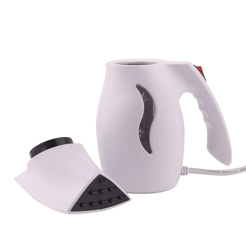 소형 휴대용 핸드헬드 다림질 의류 스티머 수직 급속 가열 220V-240V 800W 가정용 전기 스팀 청소기, EU 플러그 포함