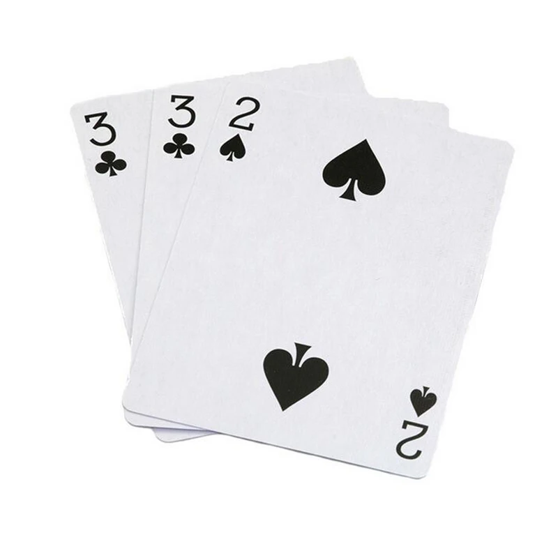 1 Pcs 3 Cards Monte Magic Card Three Card Poker Monte Card Trick Easy Classic Magic Tricks For Close Up Magic Illusion