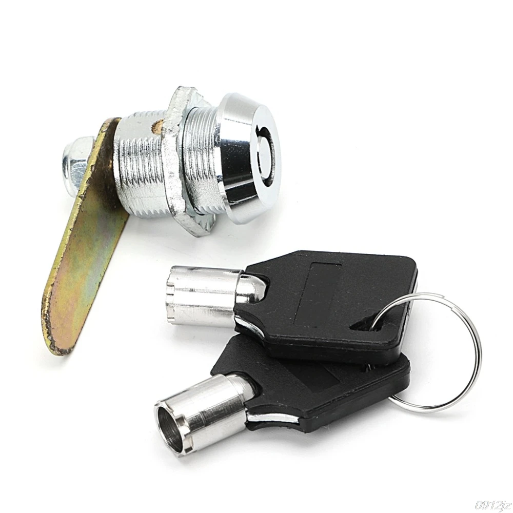 Drawer Tubular Cam Lock For Door Mailbox Cabinet Cupboard w/2 Keys 20mm Locks C90A New Drop ship