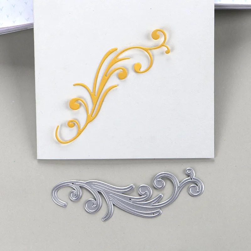 DUOFEN Stencils metal Cutting die European style vine borders  for DIY craft projects Scrapbook Paper Album