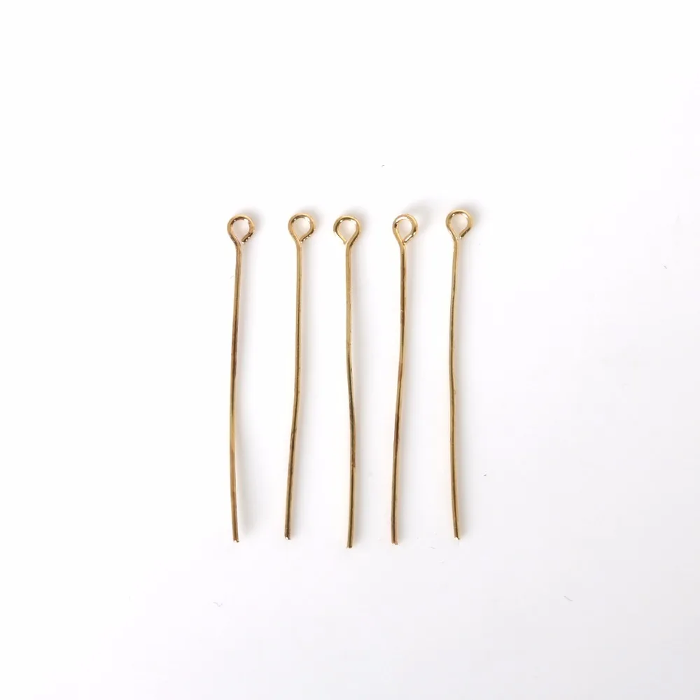 50G/Bags Approx 220-600pcs 16/20/24/30/38/45mm Rose Gold Color 9 Head Pins For Jewelry pins & needles Making Accessories