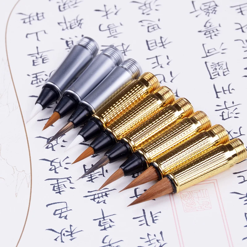 Rabbit Hair Pen Head Chinese Calligraphy Brush Pen Tip Weasel Hair Small Regular Script Writing Brush Pen-style Brush Pen Tip