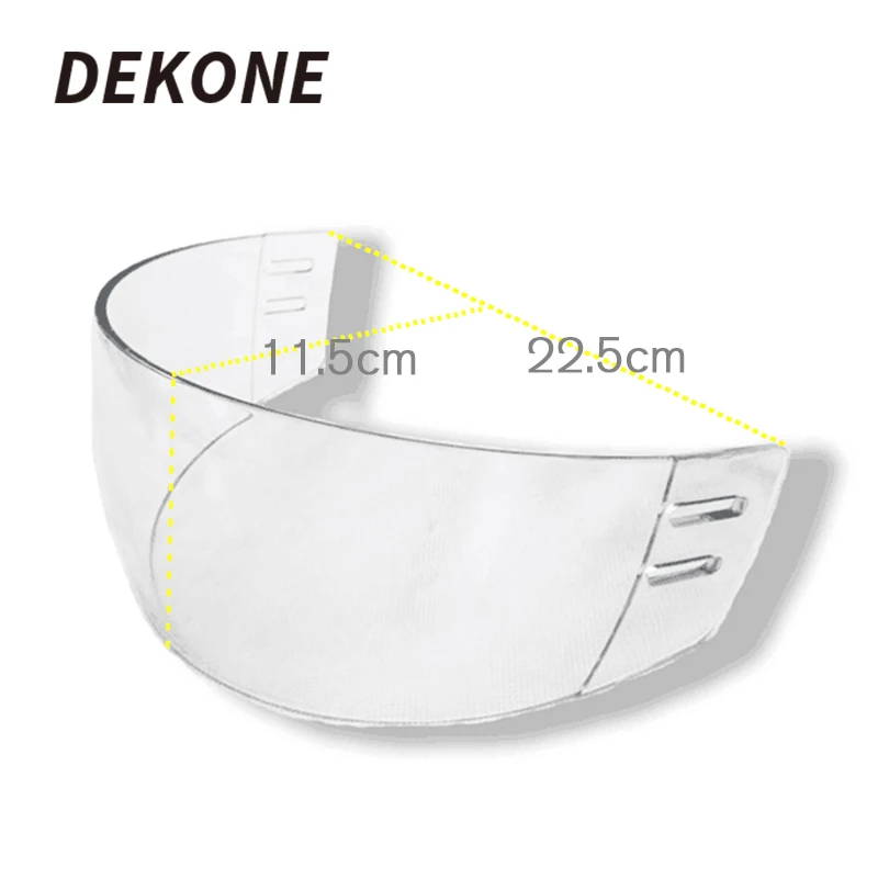 Ice Hockey Helmet Visor High Impact Polycarbonate Distortion-Free Anti-Fog Anti-Scratch For Reebok Hockey Helmet Shields