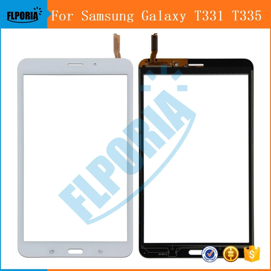 

For Samsung Galaxy Tab 4 8.0 SM T331 T335 Ver 3G White Touch Screen Digitizer Glass Lens Replacement T331 T335 Tablet Panels