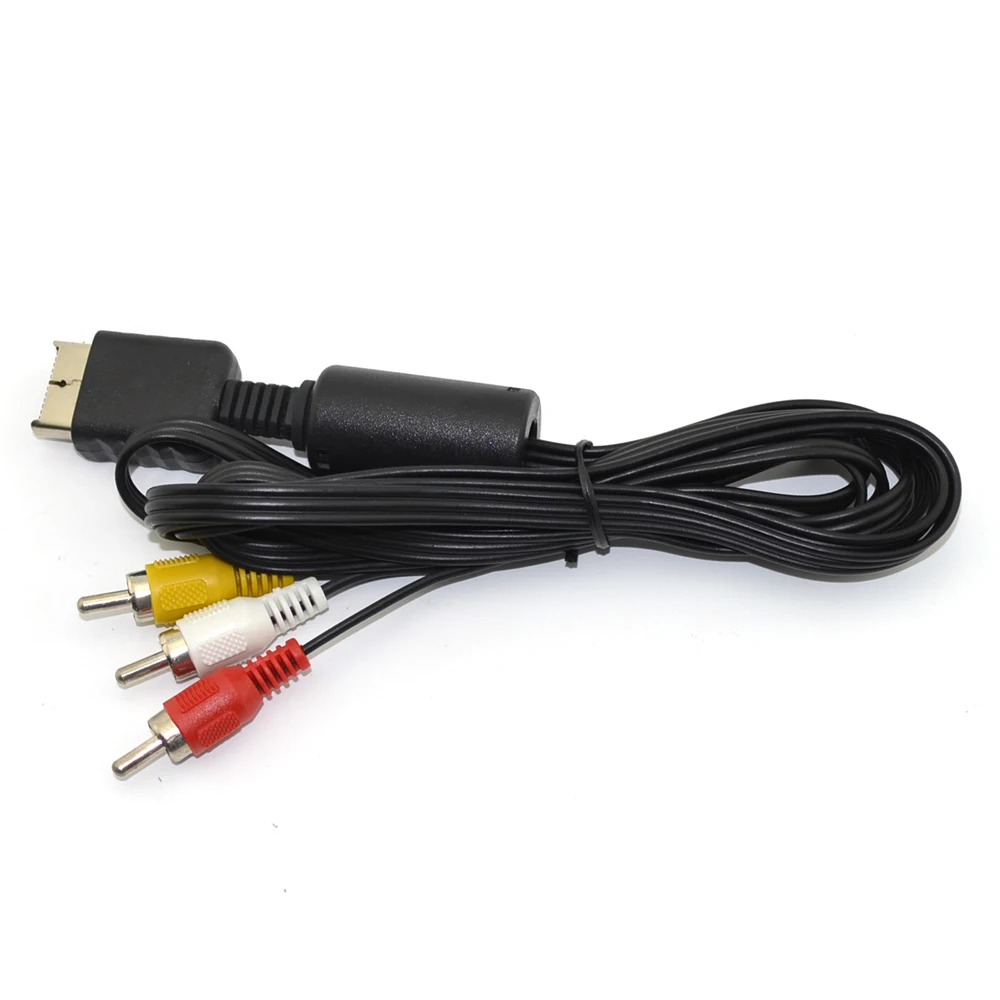 10PCS For Playstation 2 3 for PS3 PS2 AV Component Cable Game HDTV Audio Video RCA AV Cable