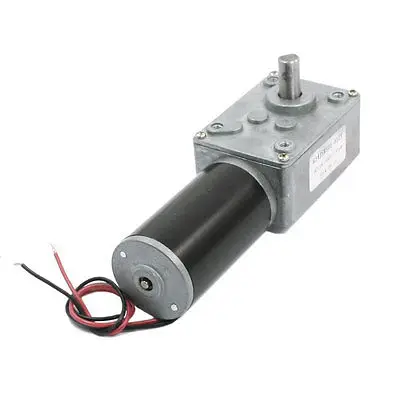 

12V 7mm Shaft Reduction Ratio 7000RPM/14RPM DC Worm Geared Box Motor XWJ