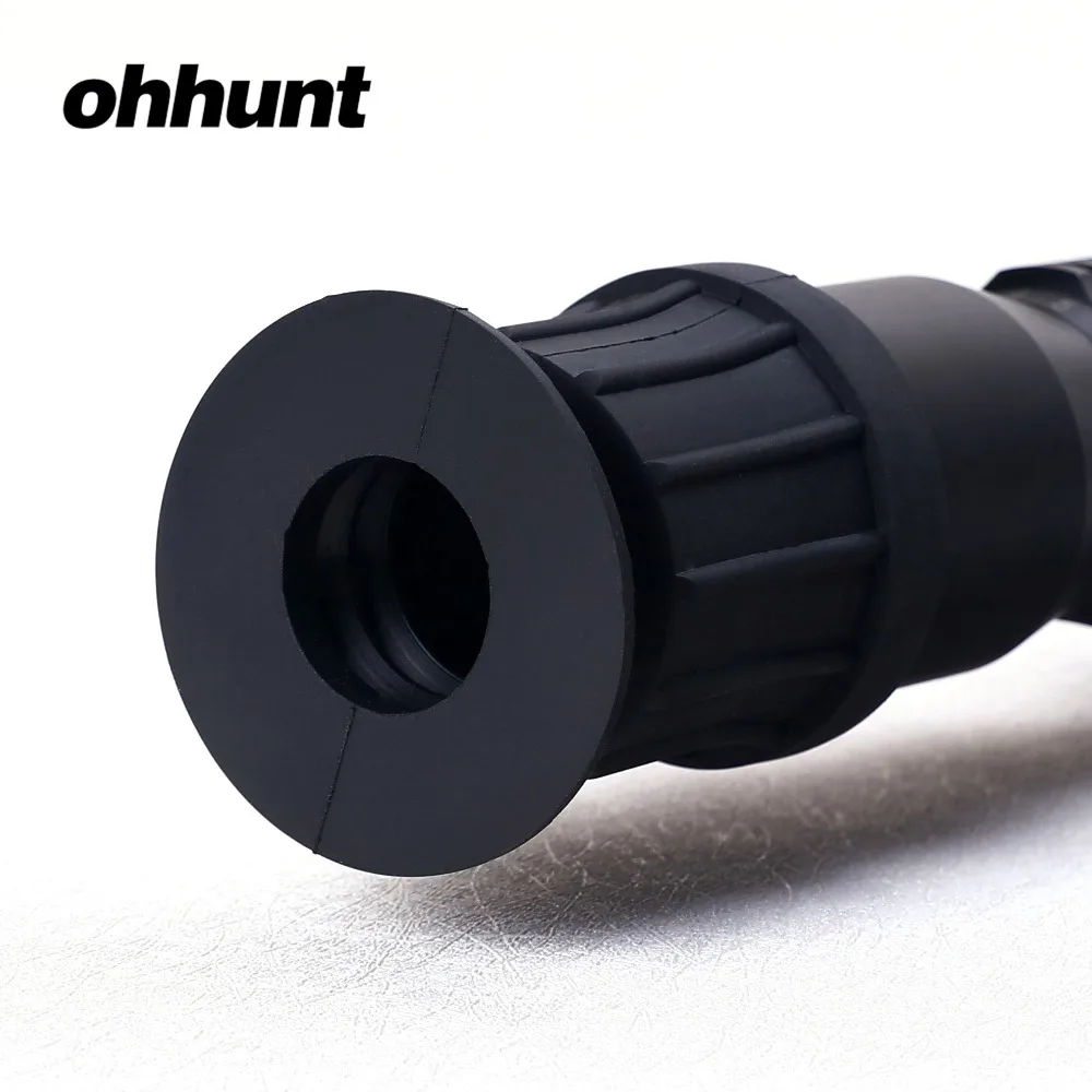 ohhunt Hunting Eye Protector Cover Rubber Eyeshade 40mm Diameter Extender PVC Scope Recoil for Optical Sights