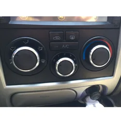 3pcs/set Aluminum Alloy Air Conditioning Knob AC Knob Heat Control Switch Button For Hyundai Verna Accent Elantra