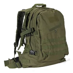 Tactical Backpack Waterproof Camouflage Backpack Cool Camping Gear Men's and Women's Assault Bag Small Velcro Travel Backpack
