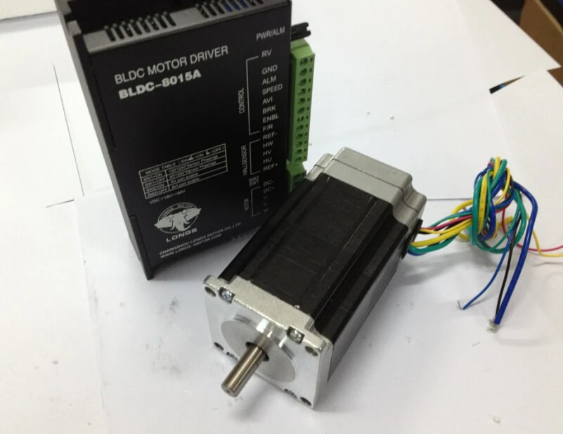 

Brushless DC Motor(57BLF03) 188W 24V 3000RPM & DRIVER(BLDC-8015A) Router Milling Car