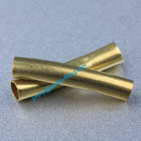 

Jewelry findings Raw Brass matel spacer tube beads Pave tube beads tube Bar 4*22*0.18mm