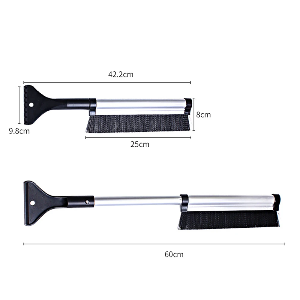 Multifunctional retractable snow shovel tool snow defrosting two in one sweep snow brush does not hurt glass car