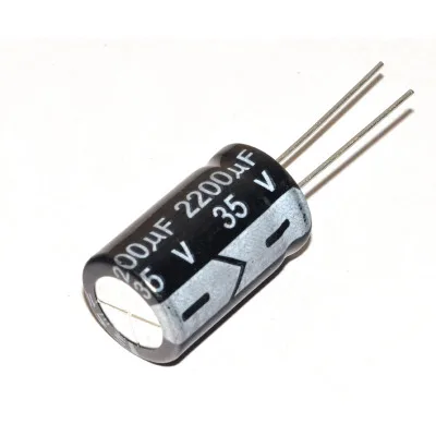 Capacitor eletrolítico 35v2200uf 2200uf/35v 105 graus 16*25