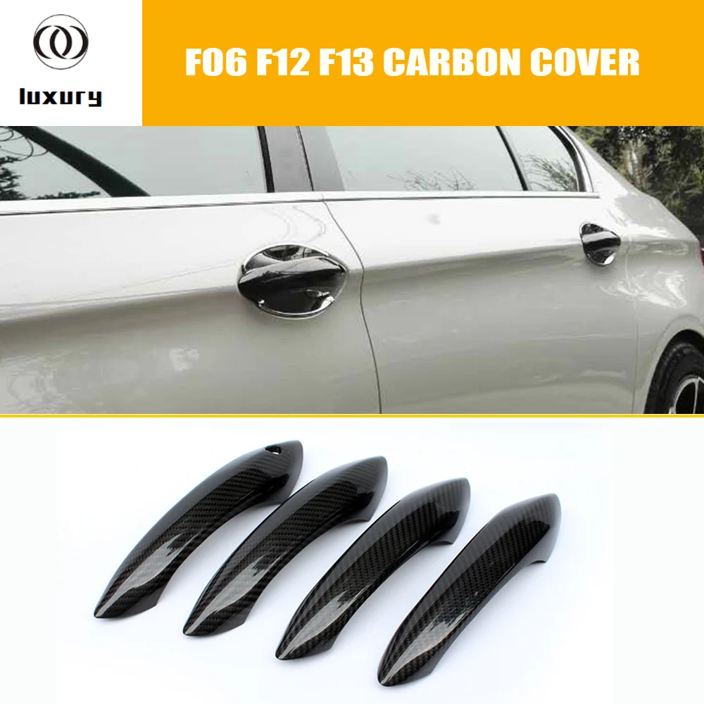 

Carbon Fiber Exterior Door Handle Cover Trim for BMW F06 F12 F13 640 650 M6 12-17