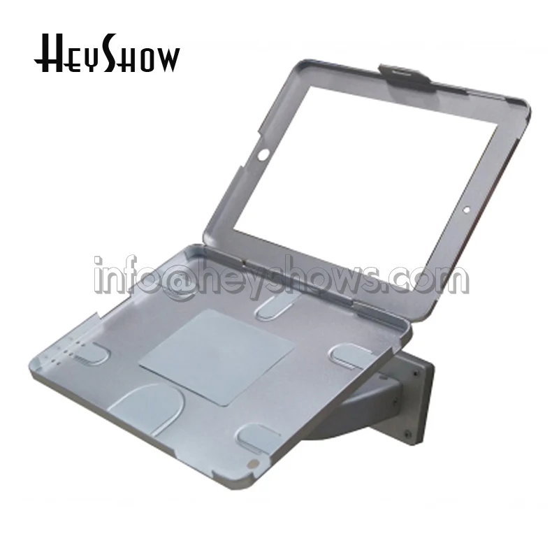 Imagem -06 - Tablet Segurança Titular Bloqueio Display Stand Suporte de Parede Case Dispositivo Anti-roubo Bloqueável Caixa de Metal e Chave Ipad2 4