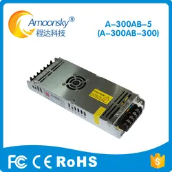 Chuanglian Led Module Power Supply 5V 60A LED Switch AC 200-240V For Led Displays A-300AB-5