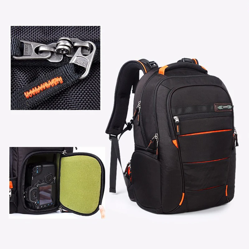 Full Open Camera Bag Men Women Backpack For Camera Digital Shoulders Large Capacity Backpack For Canon Nikon C3050