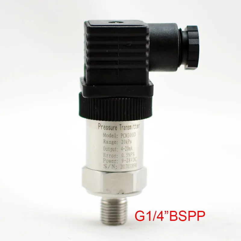 

0-0.2-60Mpa Silicon Pressure Transmitter Pressure Transducer G1/4 4-20mA output