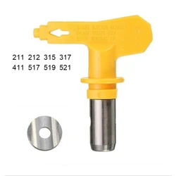 Variiert typ airless spritzpistole düse 211,315,317,411,517,519,521 airless farbe spray spitze sprayer düsen 1075