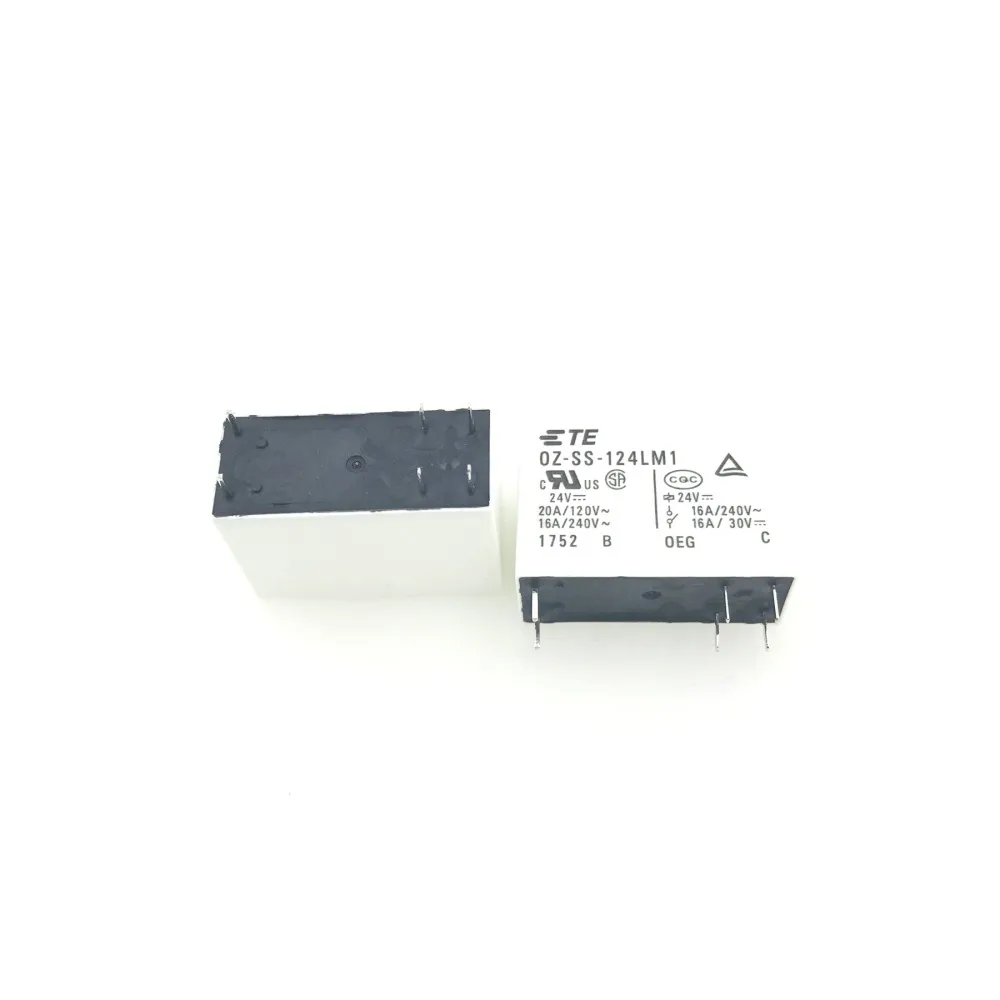 20pcs/lot OZ-SS-112LM1 OZ-SS-124LM1 OZ-SS-105LM1 5V12V 24V relay 12VDC 16A a group of normally open 6 feet