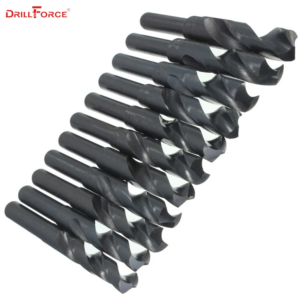 1 PC 41 มม. - 50 มม. ลด Shank HSS Twist เจาะบิต (41/42/43/ 44/45/46/47/48/49/50 มม.)