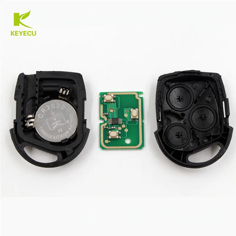 KEYECU Sostituzione Chiave A Distanza Dell\'automobile FOB Trasmettitore 315MHz 4D60/4D63 Chip per Ford Fiesta 2011-2016 KR55WK47899 Uncut HU101 Lama
