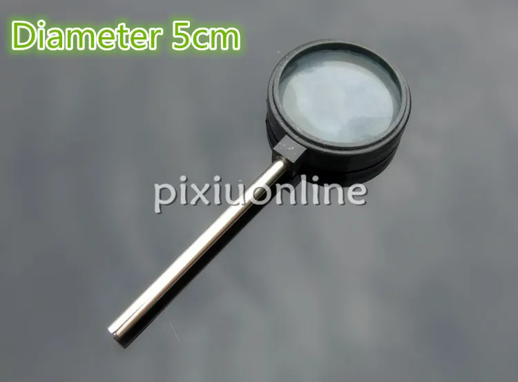 1pc Sale K755b Handheld Magnifier Convex Lens Diameter 5cm Focal Length 30cm Teaching Apparatus Old Man Reading Sell At A Loss