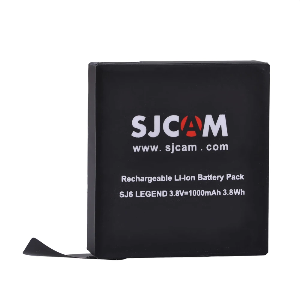 PowerTrust 2 sztuk 3.8V 1000mAh oryginalny SJCAM SJ6 legenda bateria do SJ6 legenda SJ6 legenda sportów lotniczych kamera DV