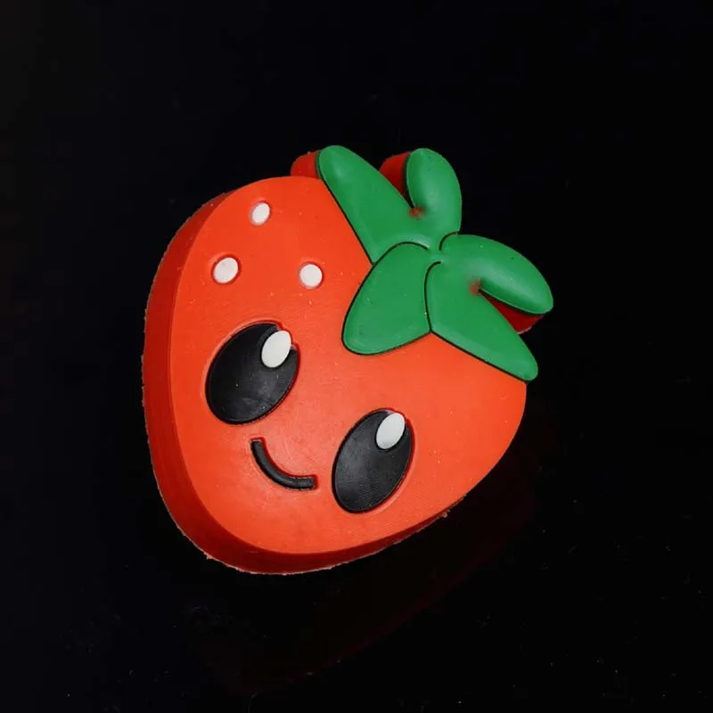 Cute cartoon soft plastic children room furniture safe handle Apple ,Crown, Strawberry drawer shoe cabinet knob pull Kid,s knob