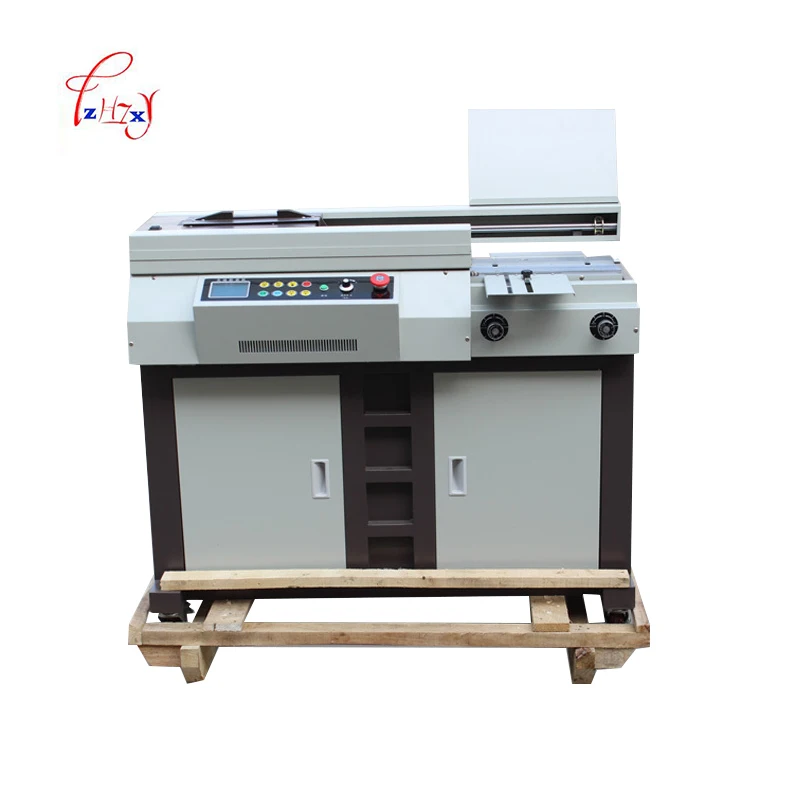 

A4 size Automatic glue binding machine 320mm 50S glue book binder perfect binder file financial Electric Binder booklet maker