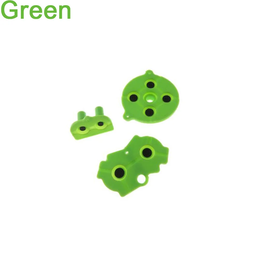 1 компл. Красочных резиновый проводящий A-B D-pad для Nintend GameBoy Advance GBA силиконовый Кондуктивный Start Select Keyboard