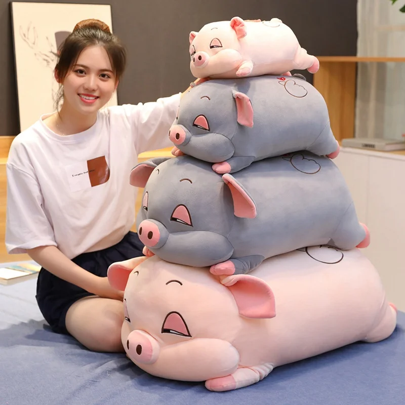 New 40 Soft Love Pig Mouse Hamster Plush Pillow Stuffed Cute Animal Cushion Chinese Pig Mouse Toy Doll Birthday Gift Kid