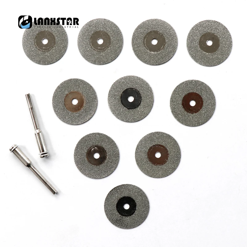 10pcs 30mm mini cutting disc for dremel accessories diamond grinding wheel rotary tool circular saw blade abrasive diamond disc