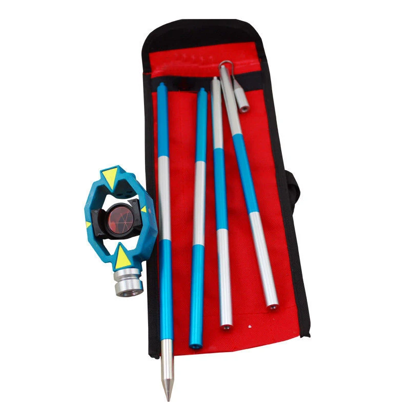 BRAND NEW Mini Prism with 4 Poles For Total Station Constant= 0