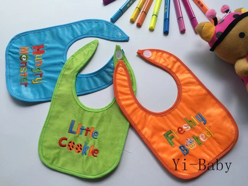 12PCS/Set YB15024 Baby bibs Lunch bibs Burp Cloths kindly bibs for kids Baby waterproof bibs Free shipping