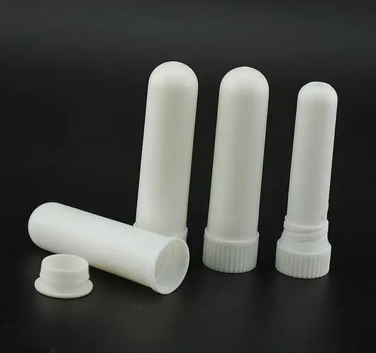 1000sets/lot Hot sale Blank Nasal Inhaler Sticks, Plastic Blank Aroma Nasal Inhalers for DIY essential oil lin3371