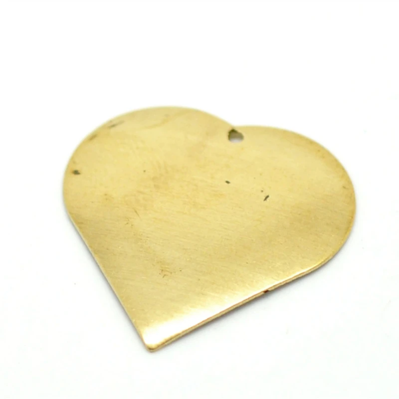 

DoreenBeads Brass Pendants Blank Stamping Tags Heart golden 22.0mm( 7/8") x 22.0mm( 7/8"), 4 PCs Hot new