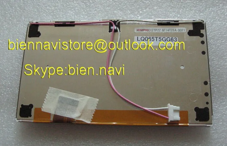 

Brand new LCD display screen LQ065T5GG63 for Car Audio Navigation LCD IX35