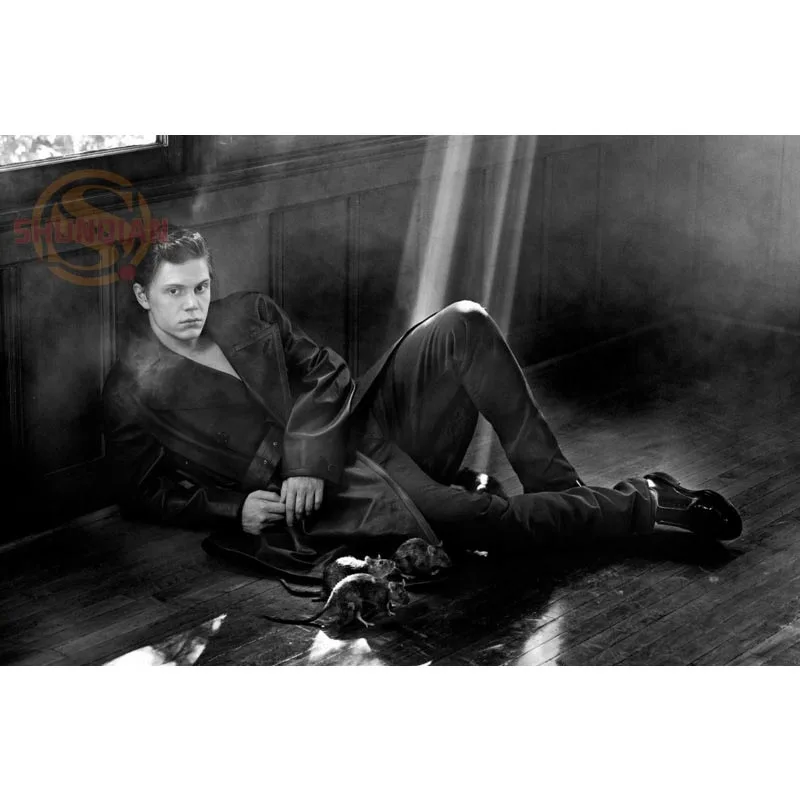 Best Nice Custom Evan Peters Poster Good Quality Wall Poster Home Decoration Canvas Poster For Bedroom cd%48